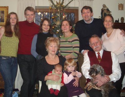 Familienbild Weihnacht 2005